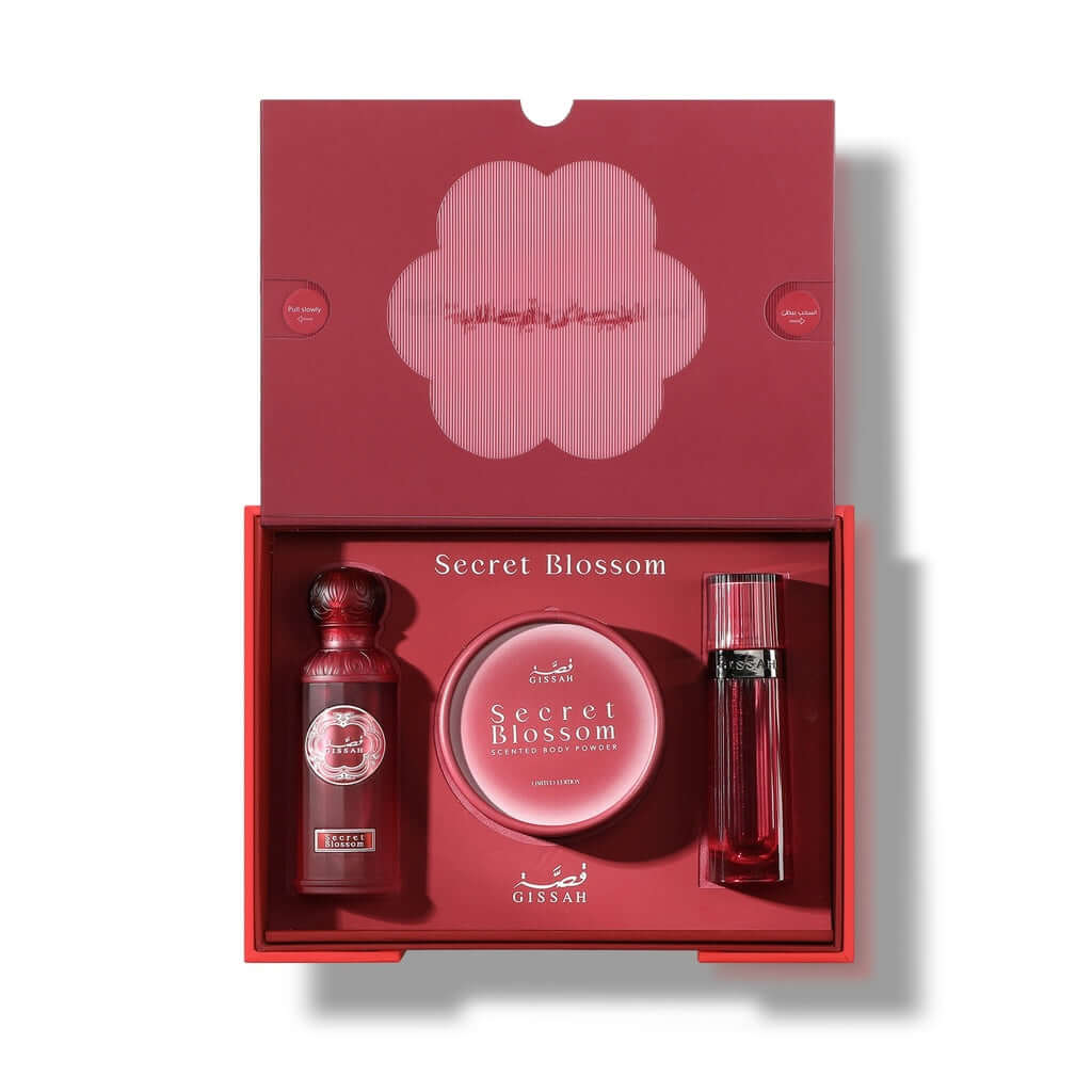 Secret Blossom Perfume Set EDP For Her by Gissah Fragrances-Soulo Farabia