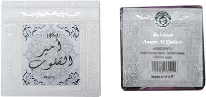 Ameer Al Quloob Bukhoor 40g by Ard Al Zaafaran-Soulo Farabia