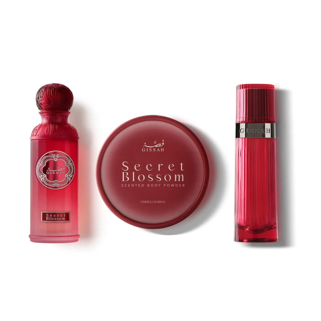 Secret Blossom Perfume Set EDP For Her by Gissah Fragrances-Soulo Farabia