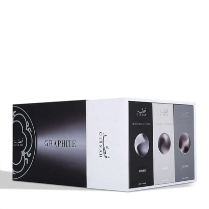 Graphite Set 3x50ml EDP Unisex by Gissah-Soulo Farabia