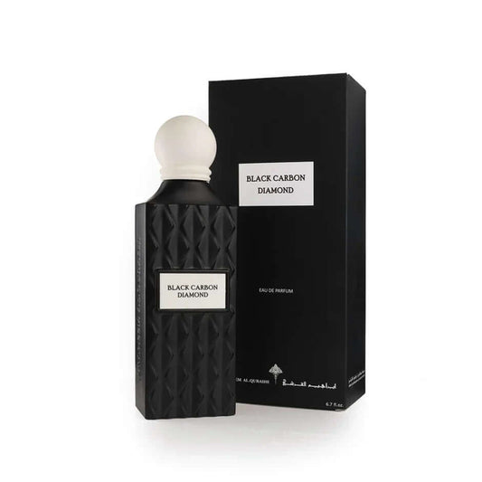 Black Carbon Diamond 200ml EDP For Him by Ibrahim Al Qurashi-Soulo Farabia