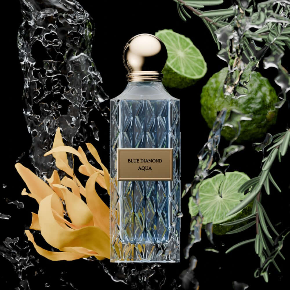 Blue Diamond Aqua 200ml EDP Unisex by Ibrahim Al Qurashi-Soulo Farabia