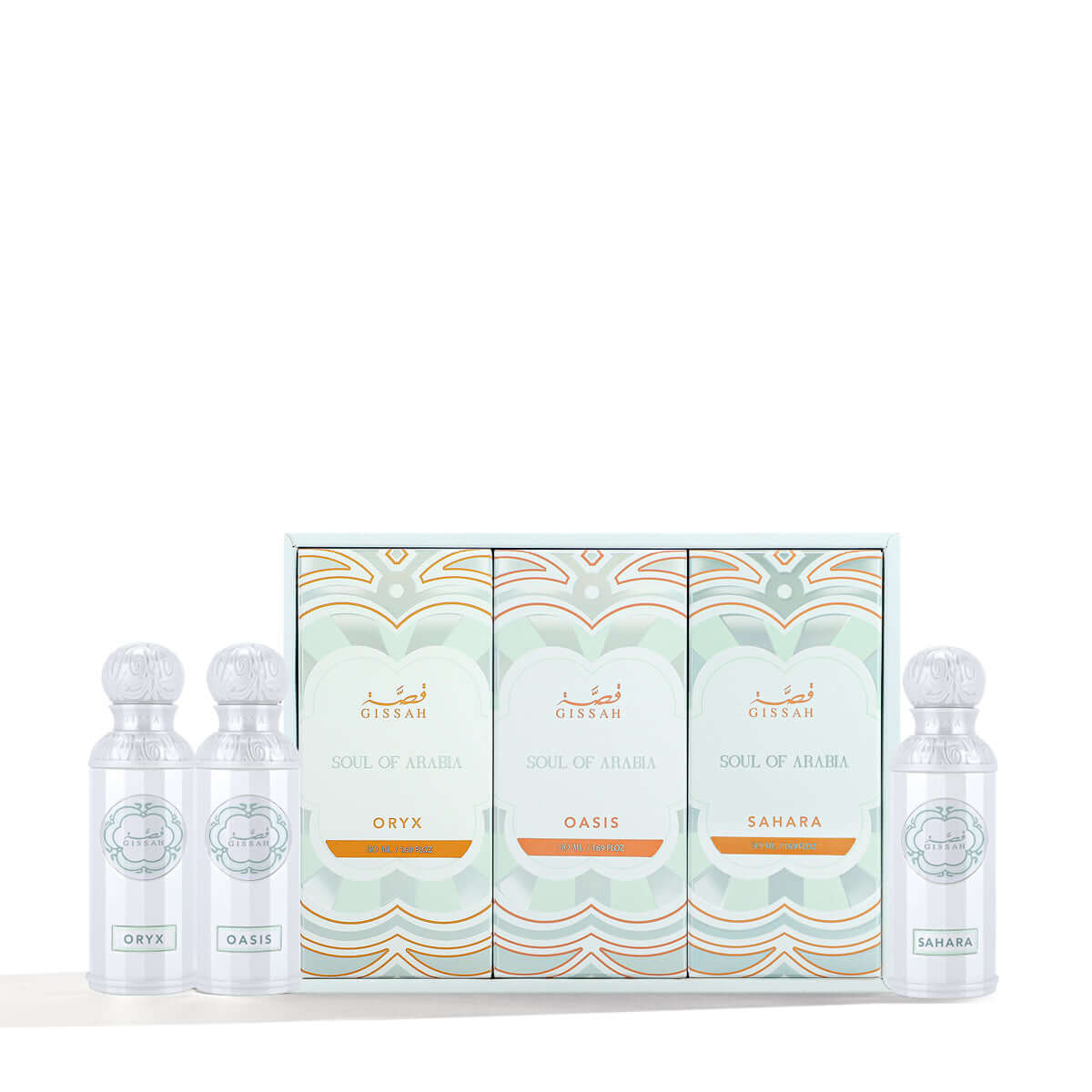 Soul of Arabia Set 3x50ml EDP Unisex by Gissah Fragrances-Soulo Farabia