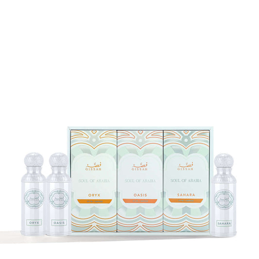 Soul of Arabia Set 3x50ml EDP Unisex by Gissah Fragrances-Soulo Farabia