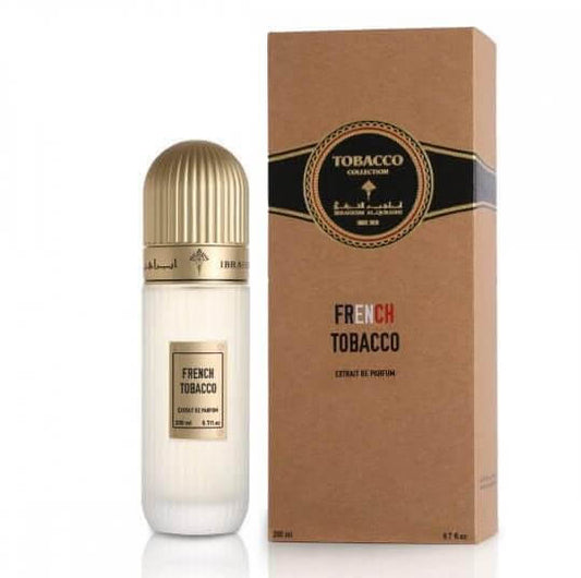 French Tobacco 200ml EDP Unisex by Ibrahim Al Qurashi-Soulo Farabia